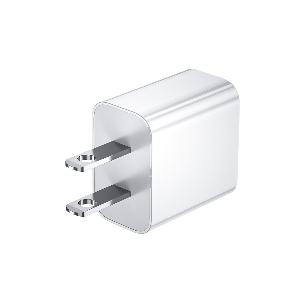 Black White Quick Charger Dual Ports 20W Charger - Image 3