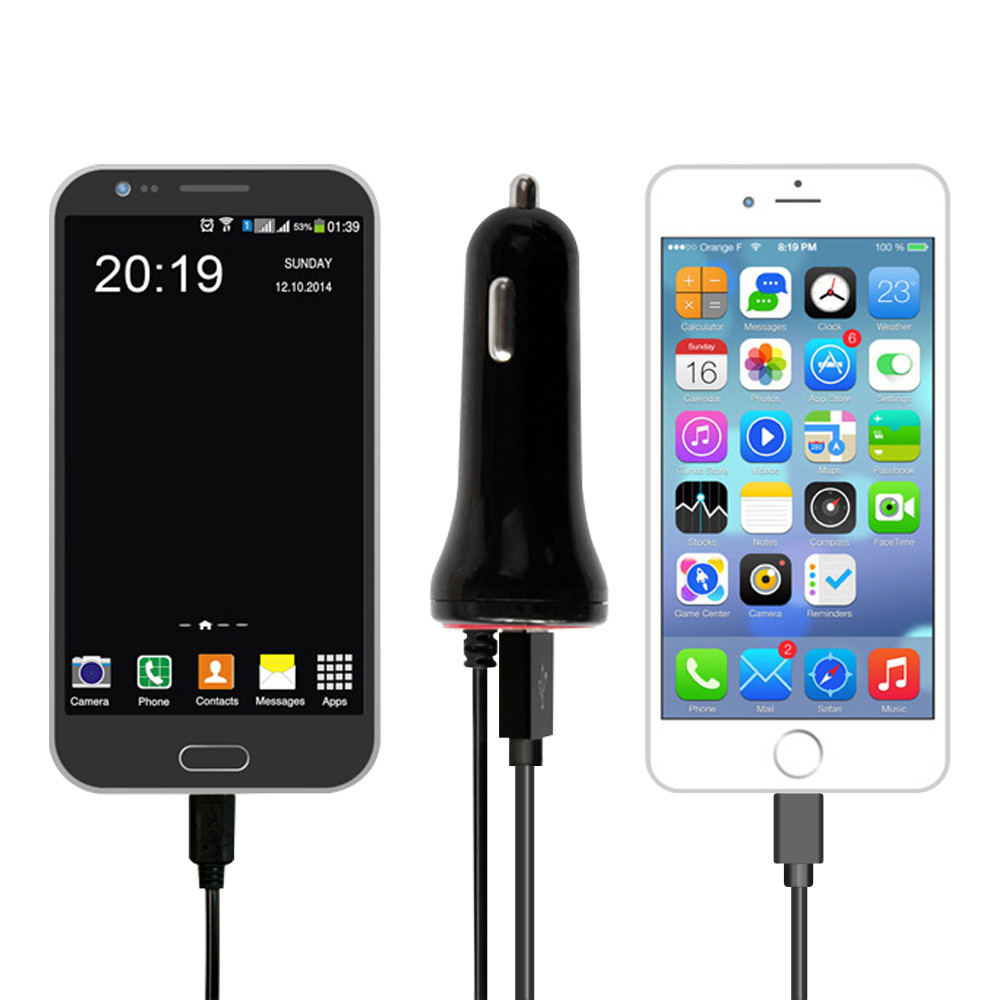 Car Charger 4.8A Fast Charging with Cable - Image 3