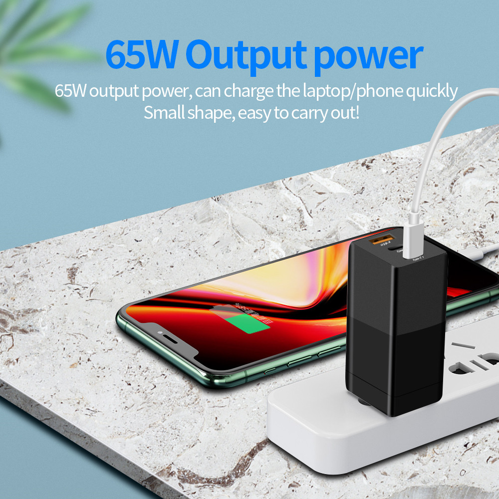 Convertible Plug 65W Super Fast Gan Mobile Charger - Image 7