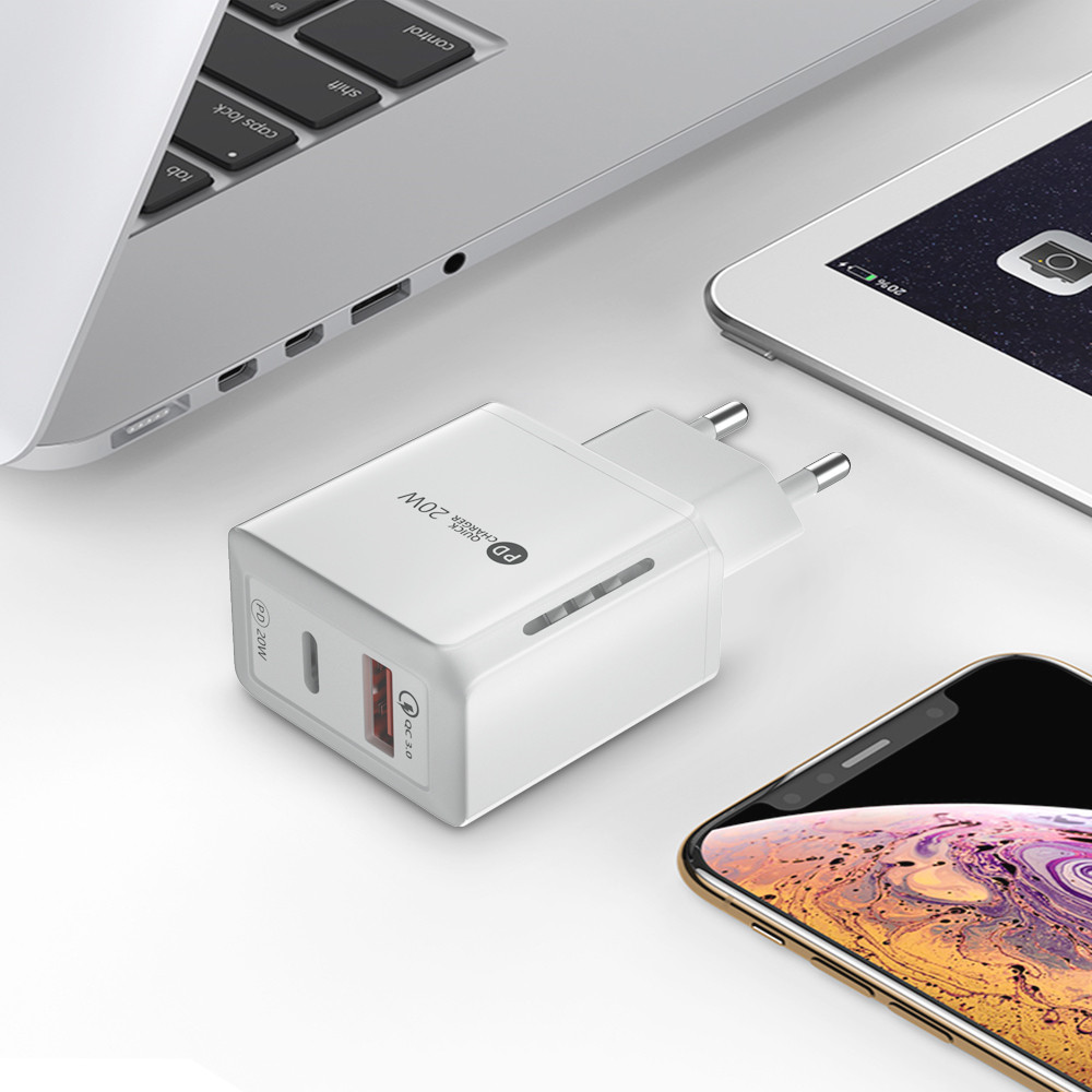 Dual Port 20w Type C QC3.0 Super Charger - Image 3