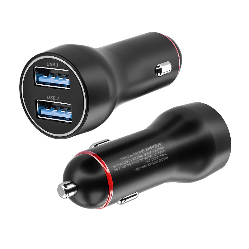 Dual Qc 3.0 60W Fast Car Charger - Image 5
