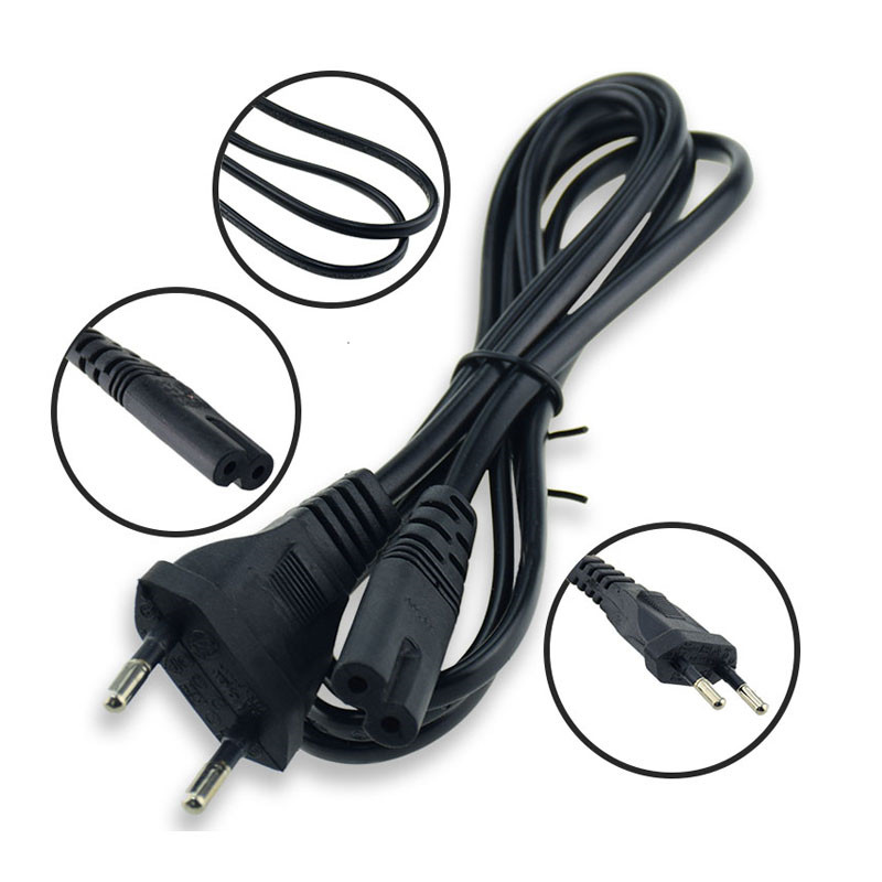 EU Plug 2 prong AC Power Cord - Image 5