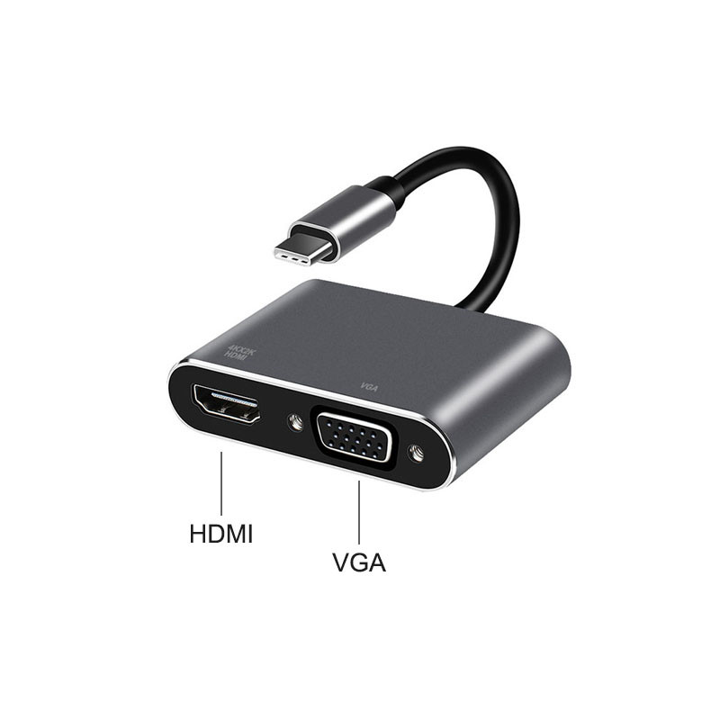 Fast-Speed USB3.0 Expander Type-C To HDMI/VGA USB Hub - Image 4