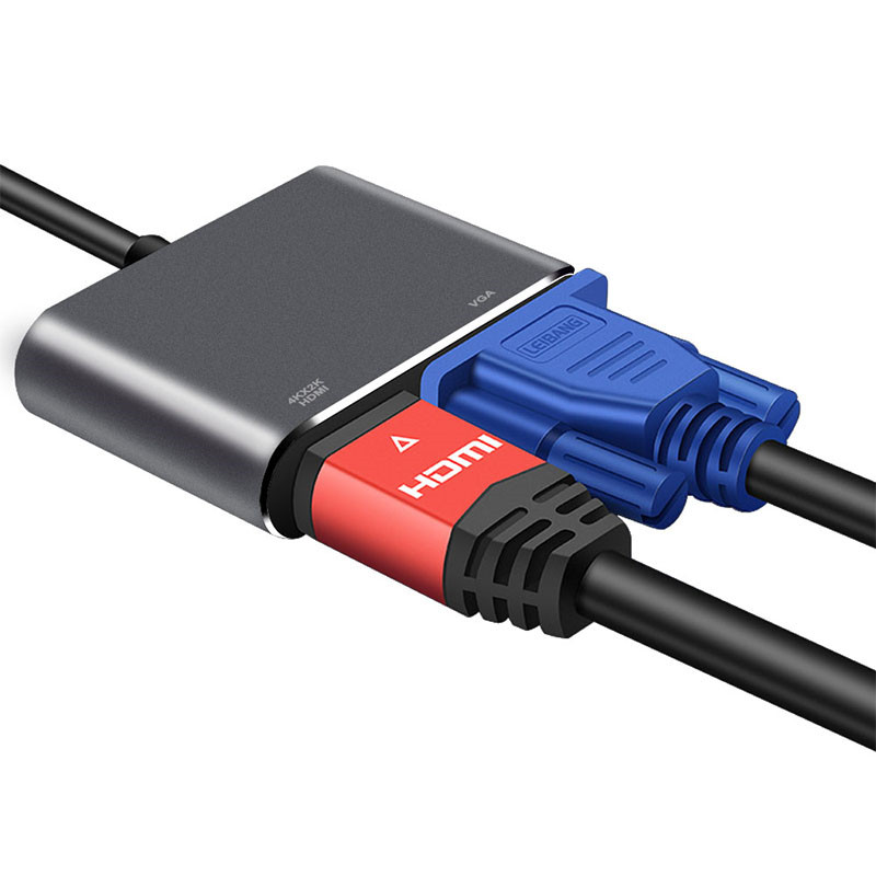 Fast-Speed USB3.0 Expander Type-C To HDMI/VGA USB Hub - Image 6