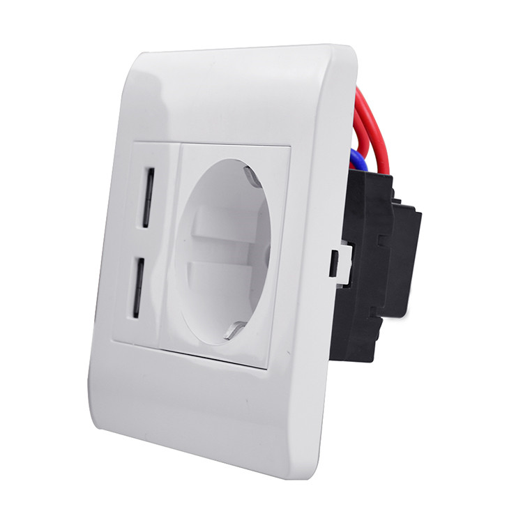 High quality 220V 5V2.1A EU usb wall socket - Image 2