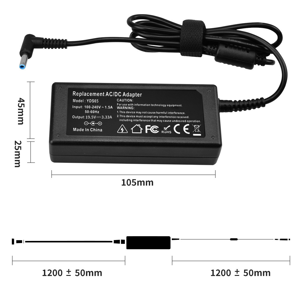 Laptop Charger 19.5V 3.33A with 4.5 *3.0mm - Image 7