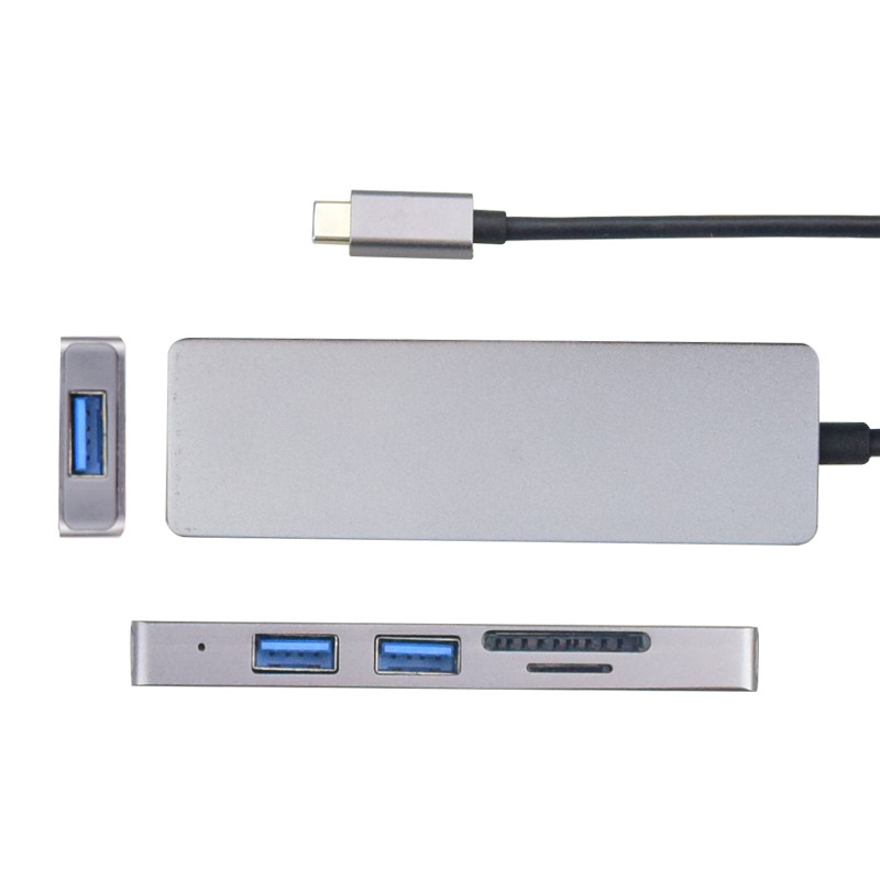 Multiple Support USB3.0 Type-C HUB TO HDMI+SD+TF+USB3.0*2 - Image 3