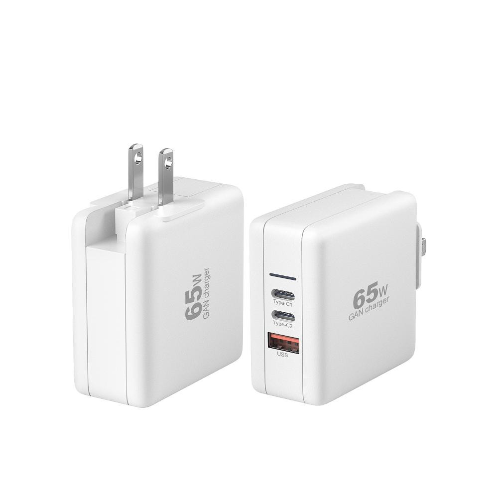 PD 65W 3-Port USBC Quick Charging Wall Charger - Image 7