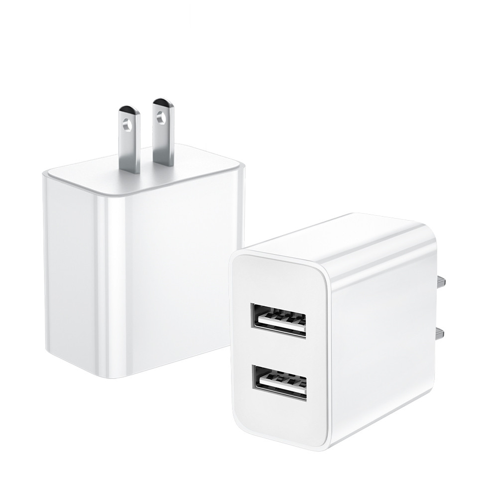Phone Charger 12W USB Wall Charger 2-Ports Adapter - Image 3