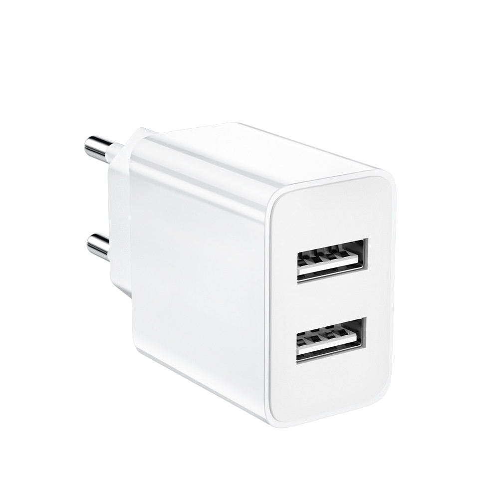 Phone Charger 12W USB Wall Charger 2-Ports Adapter - Image 4