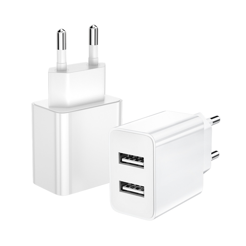 Phone Charger 12W USB Wall Charger 2-Ports Adapter - Image 5
