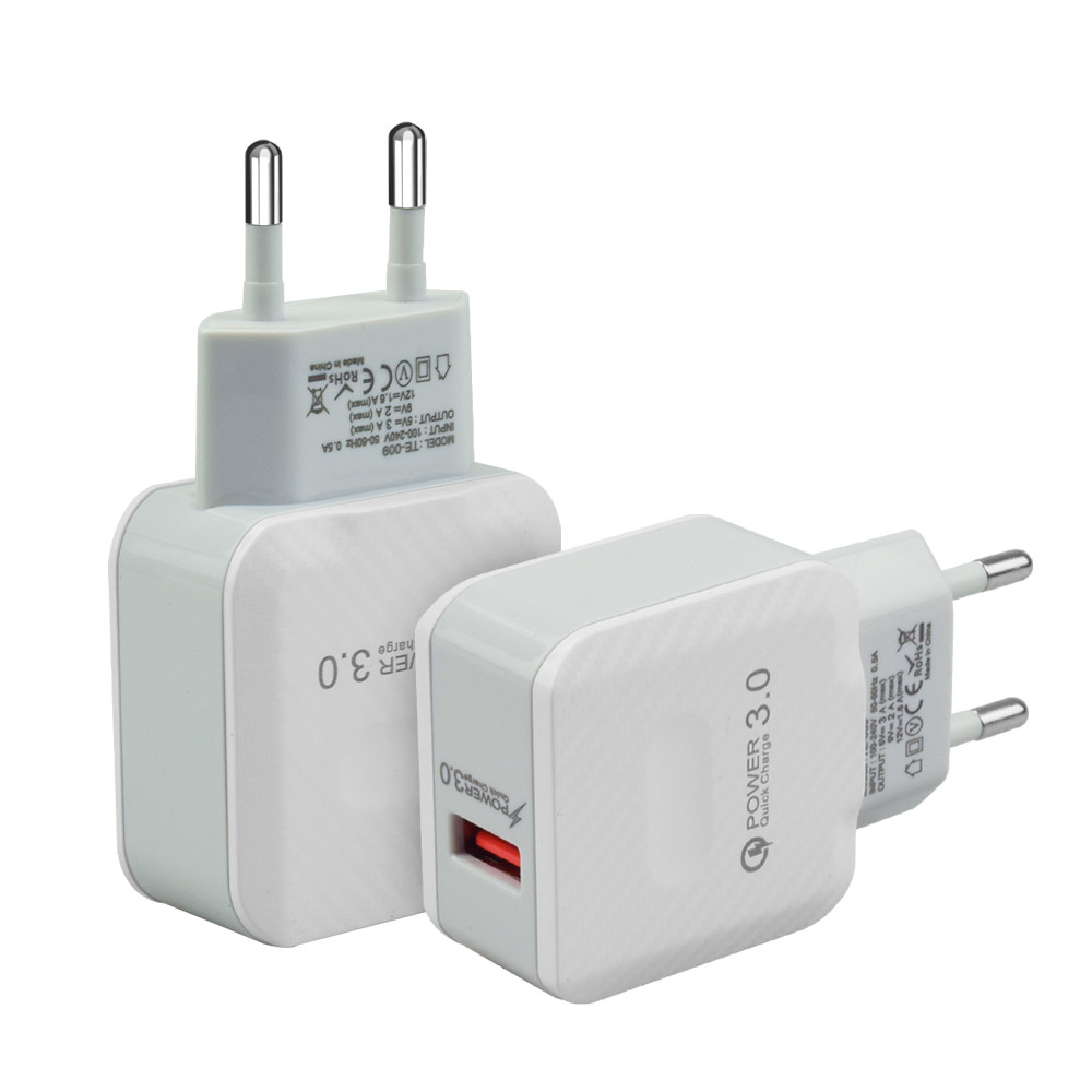 Portable 18W Plug 1-Port QC3.0 USB Wall Charger - Image 7