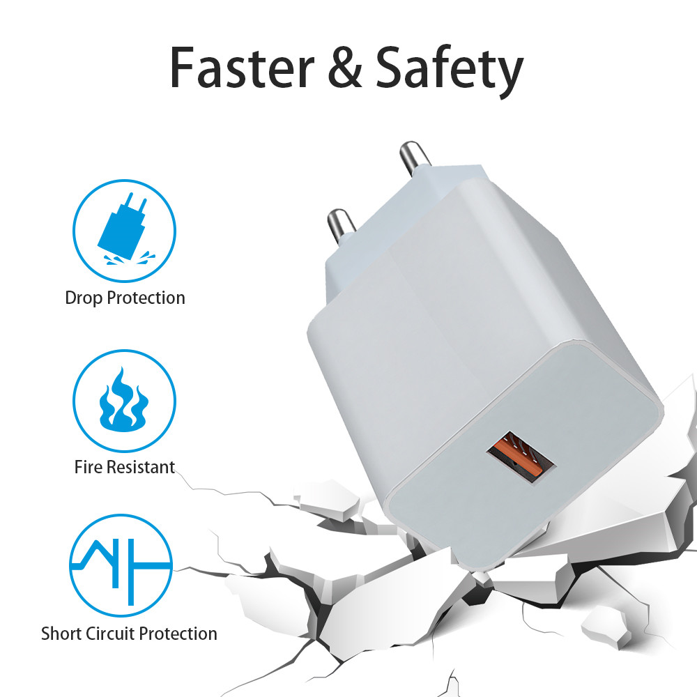 QC3.0 USB Wall Charger for Mobile Phones - Image 3