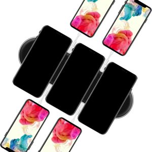Slim Wireless Charger With Adapter For 7 Phones