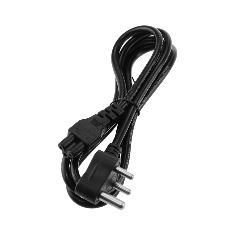 South Africa C5 Mains Plug Black Power Cable - Image 3