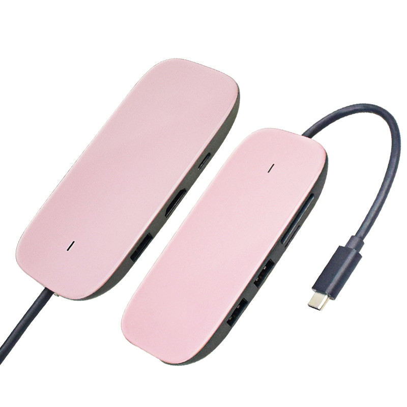 Transfer Type C To HDMI/SD/TF/USB3.0/PD/LAN Adapter - Image 5