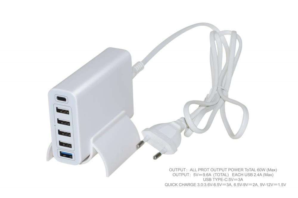 Type-C PD + Quick Charge QC3.0 Multi-Port Charger - Image 3