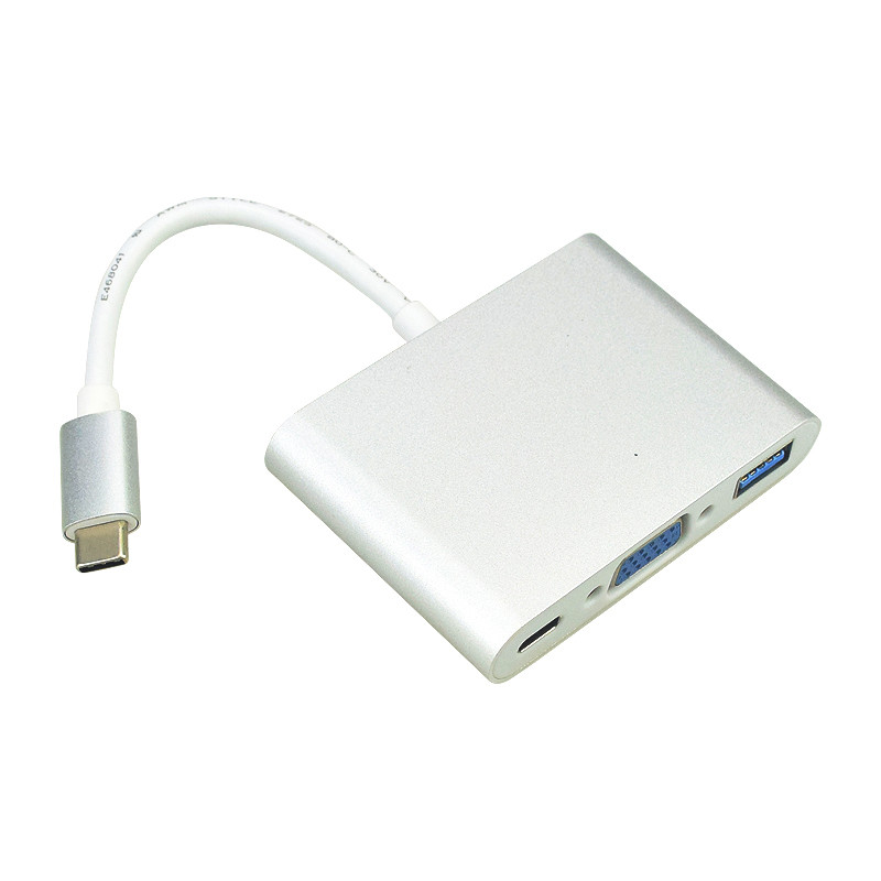 Type C To VGA/PD/USB3.0 USB Charger - Image 2