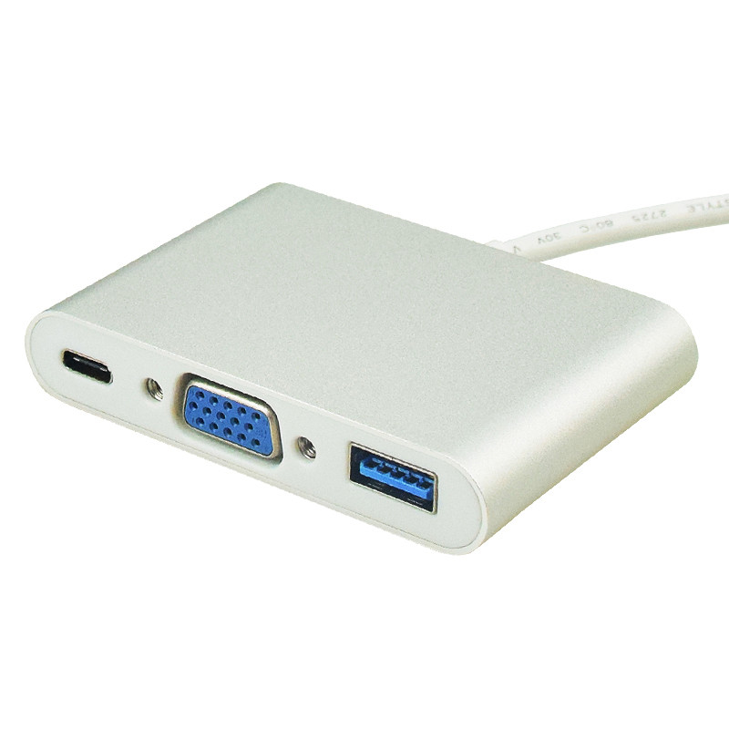 Type C To VGA/PD/USB3.0 USB Charger - Image 3