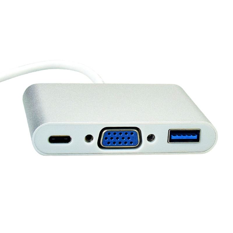 Type C To VGA/PD/USB3.0 USB Charger - Image 4