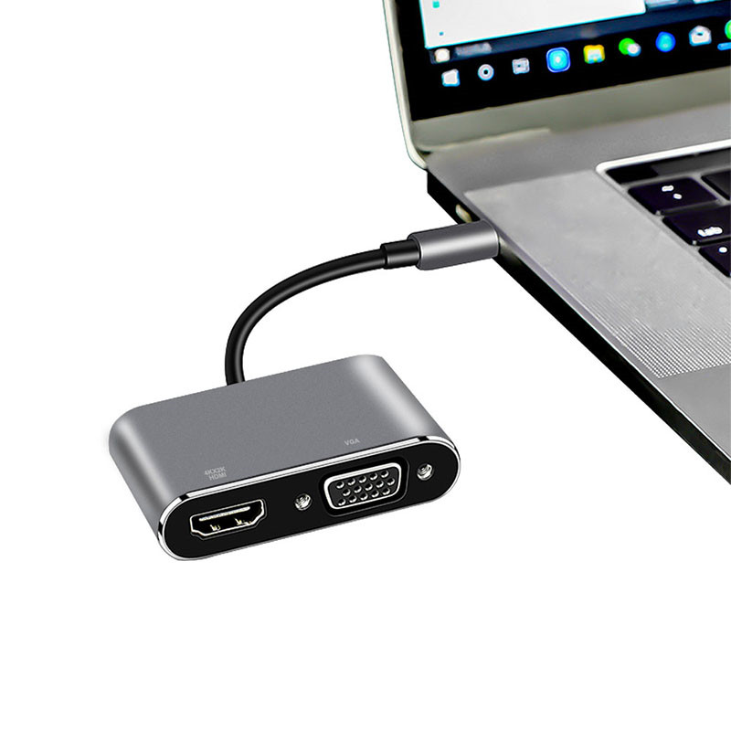 Type-C USB3.0 Charger HUB TO HDMI VGA Adapter - Image 2