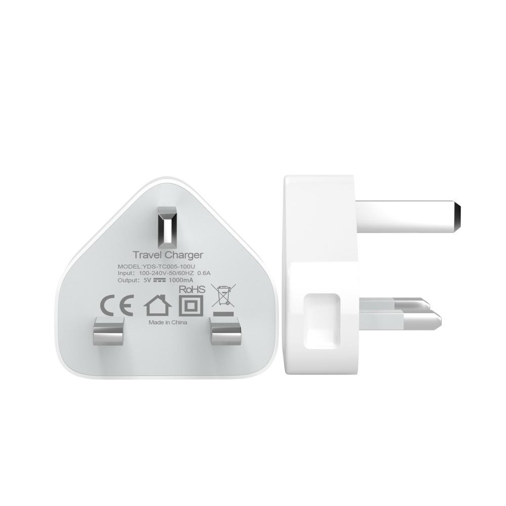 UK Phone Charger 5W 1-Port USB Wall Charger - Image 2