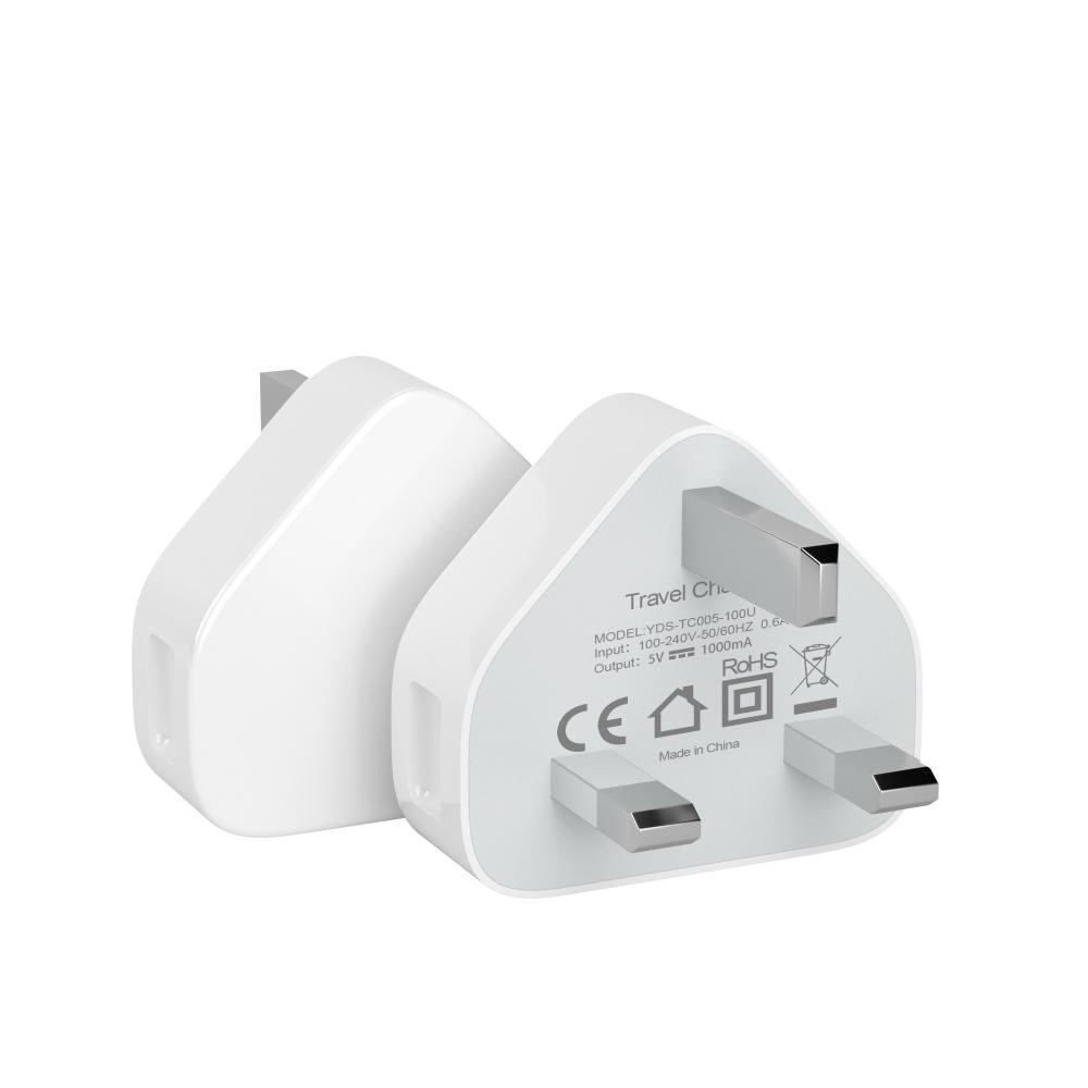 UK Phone Charger 5W 1-Port USB Wall Charger - Image 3