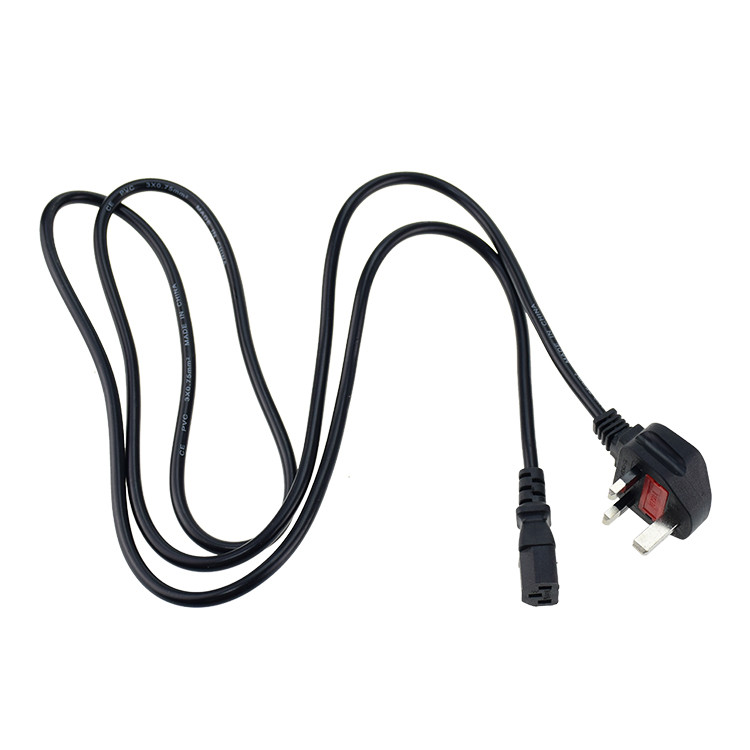 UK Plug With Fuse Cable C13 Power Cord - Image 3