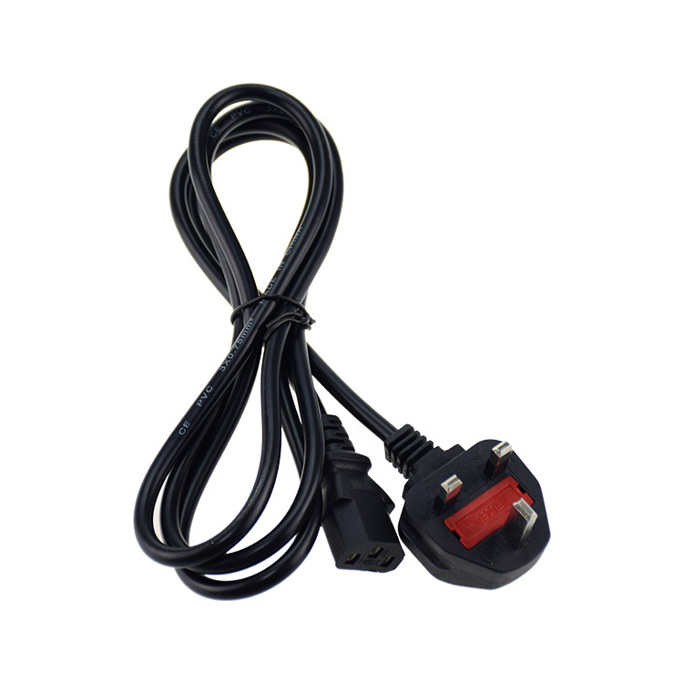 UK Plug With Fuse Cable C13 Power Cord - Image 5