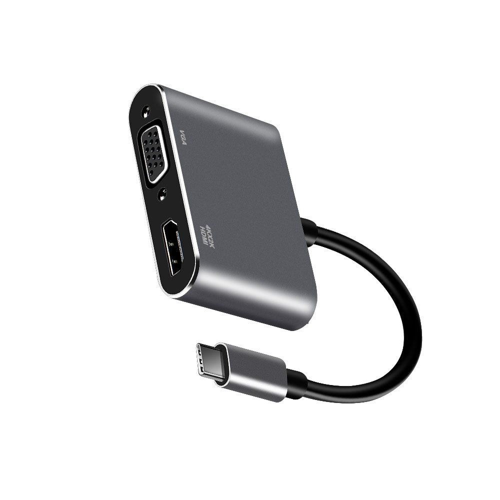 USB C to HDMI&VGA multiport Adapter usb hub - Image 4