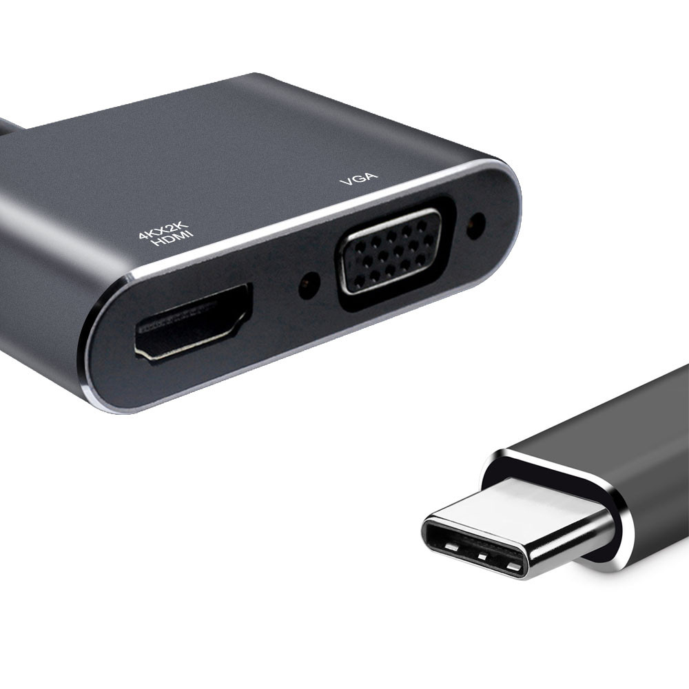 USB C to HDMI&VGA multiport Adapter usb hub - Image 5