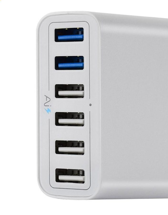 USB QC3.0 Fast Charging 6 Port Charger - Image 2