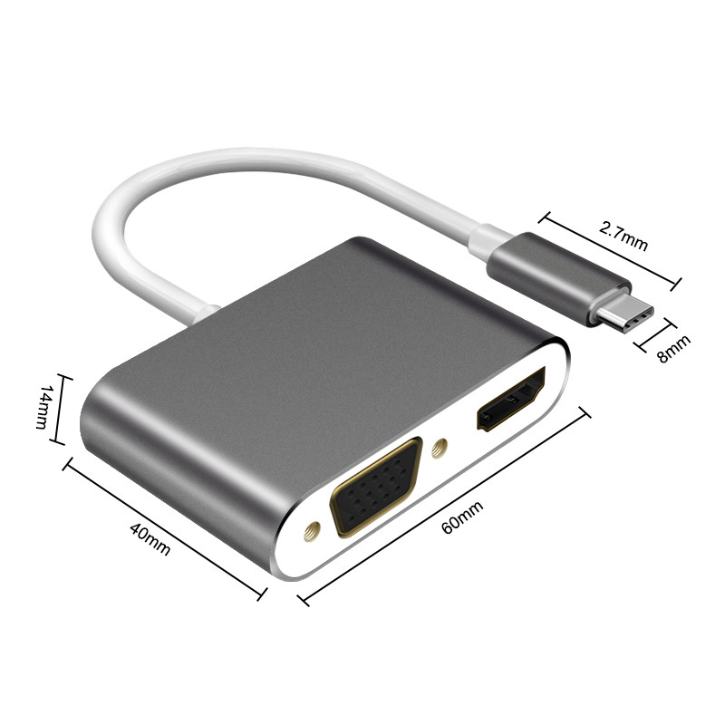 USB3.0 Type-C HUB TO HDMI(4K) and USB-C Adapter - Image 4
