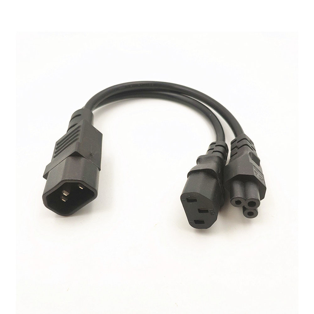 Y Type Splitter Power Cord C14 plug - Image 4