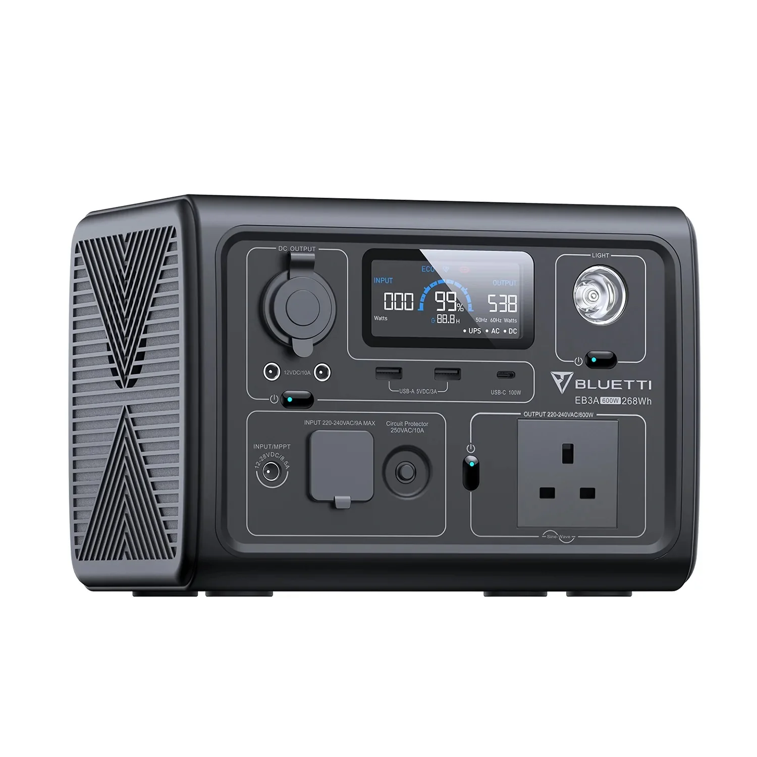 EB3A | 600W | 268WH PORTABLE POWER STATION - Image 4