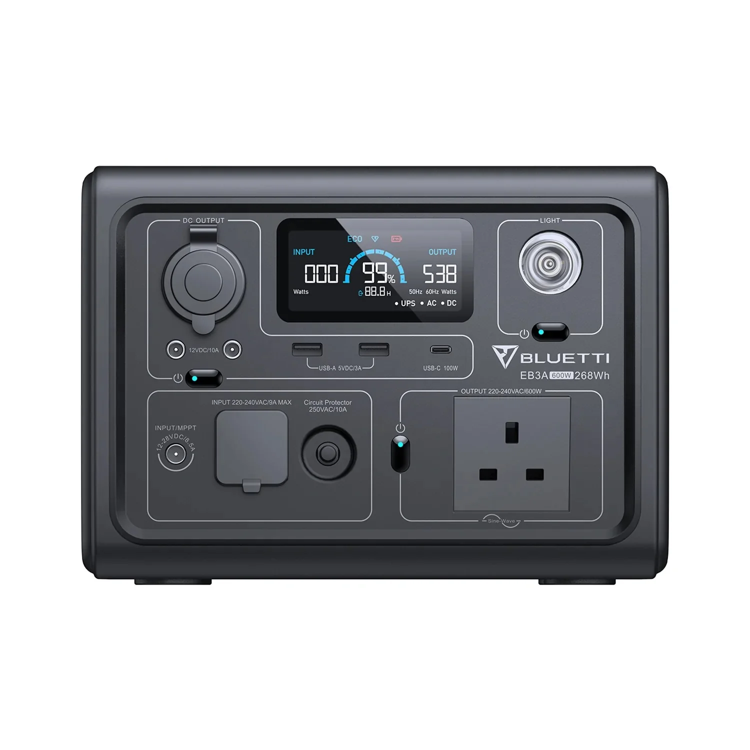 EB3A | 600W | 268WH PORTABLE POWER STATION