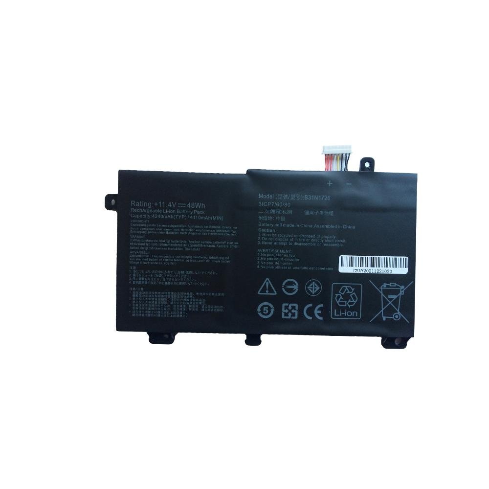 Replacement Laptop Notebook Battery B31N1726(Short Cable) - Image 3