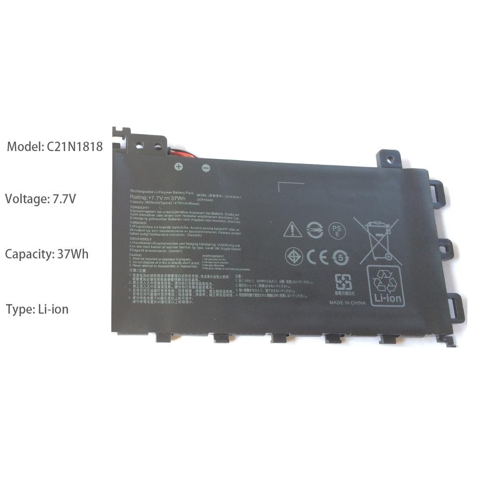 Replacement Laptop Notebook Battery C21N1818-1 - Image 4