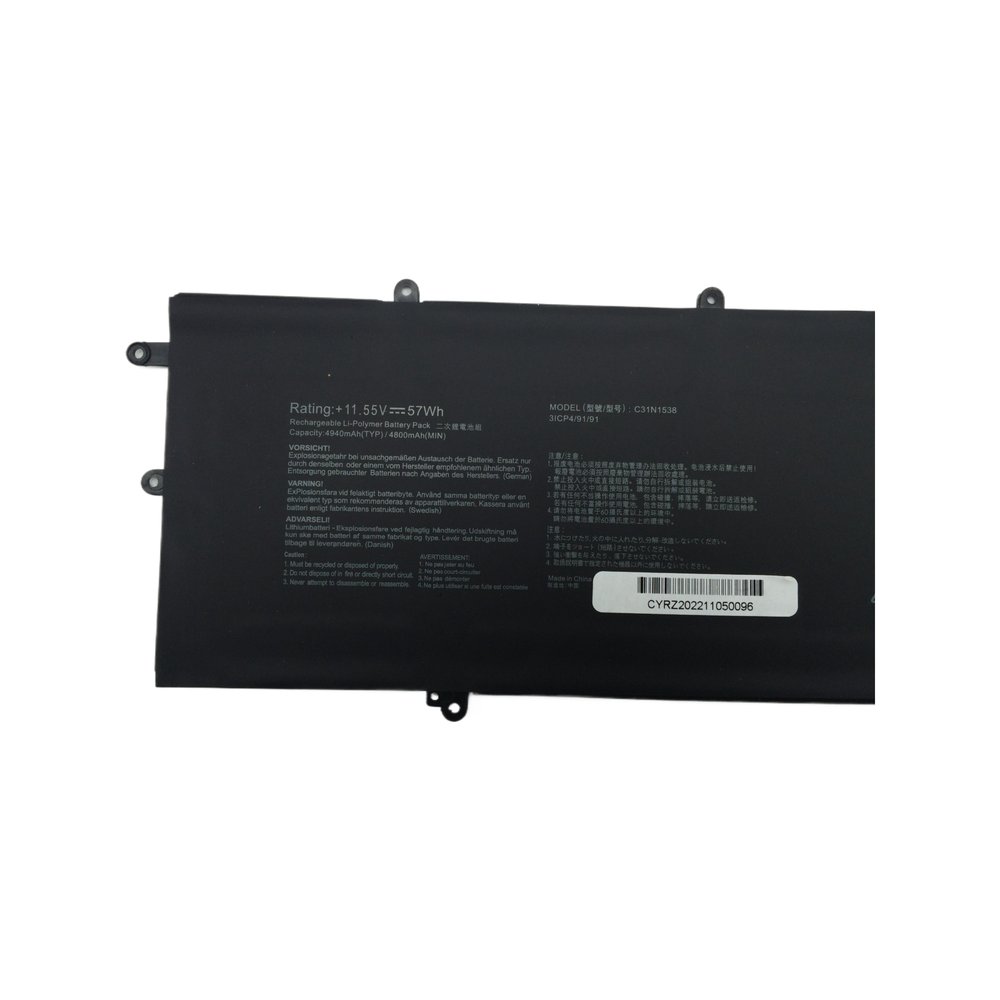 Replacement Laptop Notebook Battery C31N1538 - Image 2