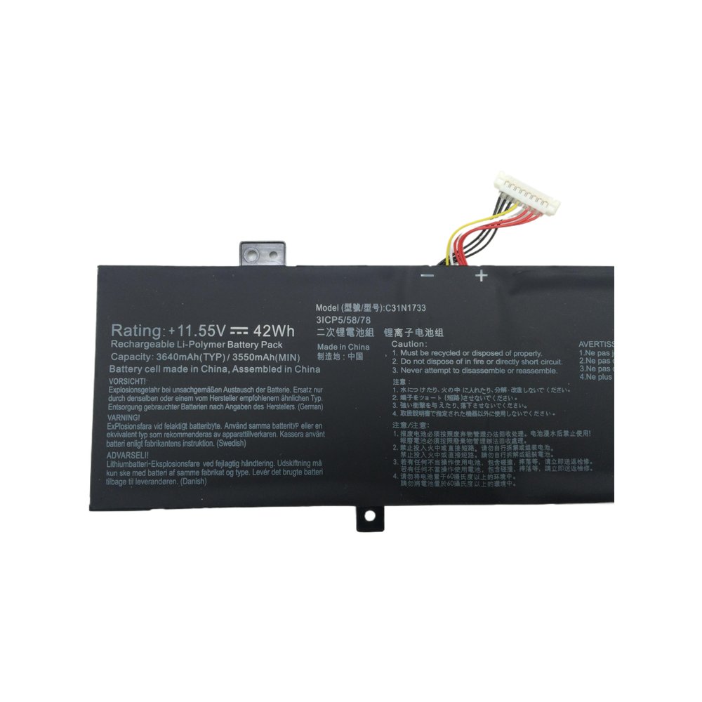 Replacement Laptop Notebook Battery C31N1733 - Image 2