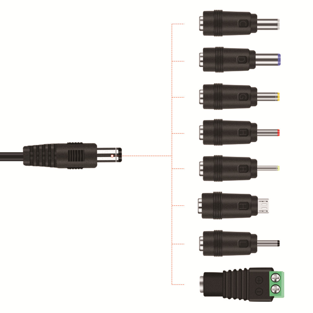 universal 12w manual universal adapter charger - Image 6
