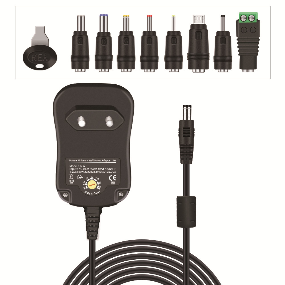 universal 12w manual universal adapter charger - Image 7